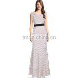 Fashhion Long Sexy Women Strap Dress V-neck Sleeveless Evening Party Maxi Gown For Wholesale thumbnail-4