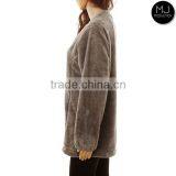 Wholesale Winter Girls Sweater Jacket Monogrammed Sherpa Fleece Quarter Zip Pullover Woman Clothing thumbnail-4