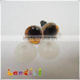 Orange Stuffed Craft Toy 3D Glitter Eyes Plush Animal Eyes thumbnail-2