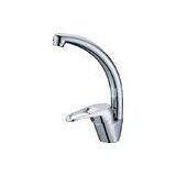 Contemporary Brass Kitchen Sink Water Faucet Mixer Taps With Polished Chrome