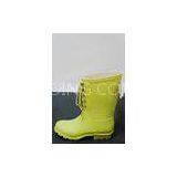 Yellow Bowknot Rubber Half Rain Boots Wear-resistant And 36 Size