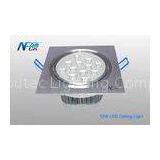 Aluminum Warm White 12W LED Ceiling Lighting , 950Lm / 1050Lm LED