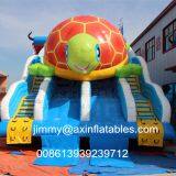 0.55MM Plato PVC Giant Commercial Sea Turtle Inflatable Water Slide For Kids thumbnail-2