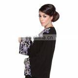 Kaftan Black Abaya,Lastest Design Muslim Islamic Dress,Embroidery Long Sleeve Maxi Dress thumbnail-2