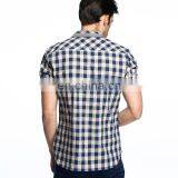T-MSS021 Top Quality Splicing Slim Fit Casual Summer Style Fashion Men Shirt thumbnail-2