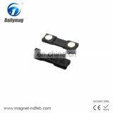 Free Sample Custom Magnet Metal To Hold Staff Id Badge Clip