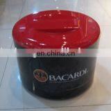 Custom New Design Round ps Cooler Ice Bucket With Lid Clear thumbnail-4