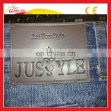 High Quality Custom Jeans Leather Patch Labels