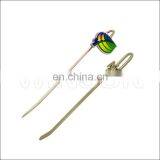 Custom Fancy Metal Leaf Bookmark With Elegant Logo thumbnail-1