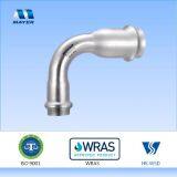 Stainless Steel Reducing Elbow 90 Degrees V Profile Press Fitting thumbnail-1