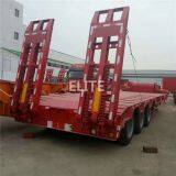 Good price 3 axle wide load low bed trailer for oversize machinery haulage low loader trailer