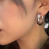 Ins Minimalist Style Ultra Light, Bright, Rough and Round Earring Earrings thumbnail-1