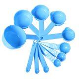 11pcs/set Creative Measuring Spoon Home Useful Baking Cooking Kitchen Tools Measuring Spoon Silicone Measuring Ladle Scale thumbnail-2