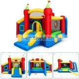 Simple Low Price Nylon Fabric Inflatable Bouncy House Small Jumping Castle With Blower Prices For Kids thumbnail-2