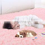Living Room Soft Pink Polyester Rugs Shaggy Carpet thumbnail-6