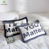 in Stock Wholesale Zero Defect Super Soft 100% Polyester Micro Feather Yarn Knit Baby Room Travel Throw Blanket Pillow Cushion thumbnail-5