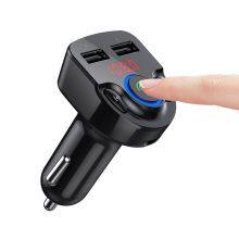 G32 5V/3.1A Dual USB Wireless Car Radio FM Transmitter Bluetooth Car MP3 Player With TF Card Slot for Music Play thumbnail-5