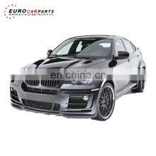 X6 body kits fit for X6`E71-X6M 2009y~ to HM style full set, body kits, hood, exhaust