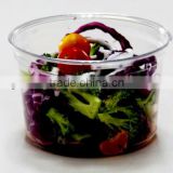 16oz disposable plastic deli container with lid.clear PET salad container.plastic food package bowl,printed PET fruit container