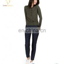 Женские качественные плотные кардиганы изCashmere - шерсти с раскрывающимся передом thumbnail-3