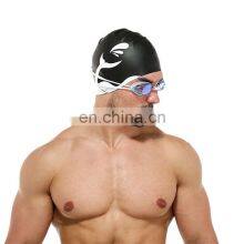 Oem Customized Logo Waterproof Neutral Adult Silicone Swimming Caps High Elastic Children Durable Swimming Caps