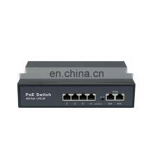 Tanghu Factory Supply 4 PoE Ports 10/100M Poe Switch With 15.4w IEEE 802.3af Standard