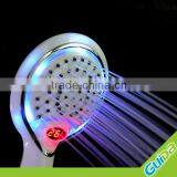 LED Wide Face Hand Shower Head With Temperature Digital Display thumbnail-1