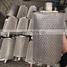 Custom Perforated Steel Wire Mesh Filter Strainer thumbnail-4