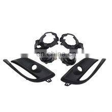 Car Accessories Front Fog Light Cover Lamp Replacement Kit Chrome for Mazda 3 Axela 2017 2018 thumbnail-2