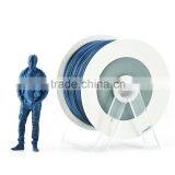 Pla 3d Printer Material Blue Metallic Filament With the New Spool Convertible Into a Coat Hanger. Spool Holder Included. thumbnail-1