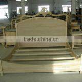 Designs of King/queen Size Princess Bed Frame With Pillars Solid Wood Bed Room Furniture Set thumbnail-4