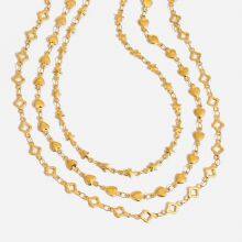 316L Hypoallergenic Stainless Steel Necklace With 18K Gold PVD Coating thumbnail-3