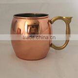 2016 304# Stainless Steel Solid Copper Plated Old Dutch International Moscow Mule Copper Mug, 16-Ounce thumbnail-1
