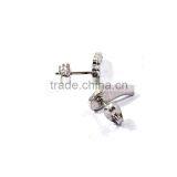 New Design High Quality Angel Wing Earrings Stainless Steel Mens Stud Earrings thumbnail-3