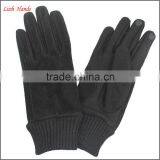Women's Touch Cheap Leather Gloves With Pigsude Combined Wool thumbnail-1