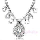 Wholesale Rehinesone Gold Jewelry Necklace Design for Girls thumbnail-1