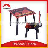 Colorful Carton Design Wooden Children Table and Chair thumbnail-3
