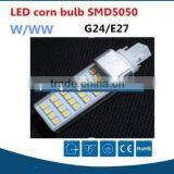 Energy Saving Custom-made 5w Led Corn Bulb Lamp G24, 5watts Corns Led Bulb E27