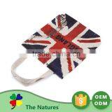 Custom Print Unique Shopping Burlap Wedding Bag thumbnail-3