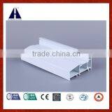 Easy installation white frame pvc profiles for window