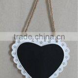 Love Heart Metal Framed Antique Decorative Garden Chalkboard Sign thumbnail-1