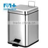 304 Stainless Steel Household Dustbin Waste Bins 5L-CR thumbnail-3