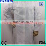 Disposable White Waterproof Lab Coat With Snaps thumbnail-3