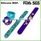 Shinerin Online Shopping Silicone Rainbow Pvc Slap Bracelet thumbnail-3