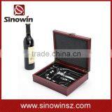 Wooden Box Wine Opener Set, 9 Accessories thumbnail-1