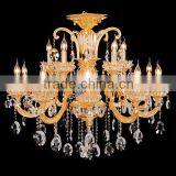 Fashion Design Wrought Iron Chandeliers Nordic Crystal Pendant Light CZ5008/10+5 thumbnail-1
