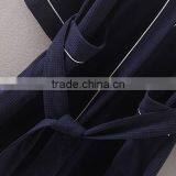 New 2016 Men Waffle Cotton Bathrobes Men Bathroom Spa Robe Male Plus Size Pajamas Traditional Yukata Sleepwear thumbnail-6