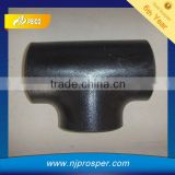 A234 GR WPB Carbon Steel Butt Weld Equal Tee black malleable cast Iron Pipe Fitting(YZF-P14)