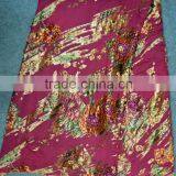 Polyester Super Hand Work Silk Velvet Super Silk Velvet Fabric for African Dress thumbnail-3