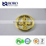 RORO14120907 Gold Round Tag for Bag and Luggage thumbnail-4